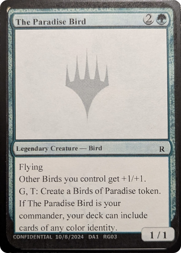 The Paradise Bird [Mystery Booster 2 Playtest Cards]