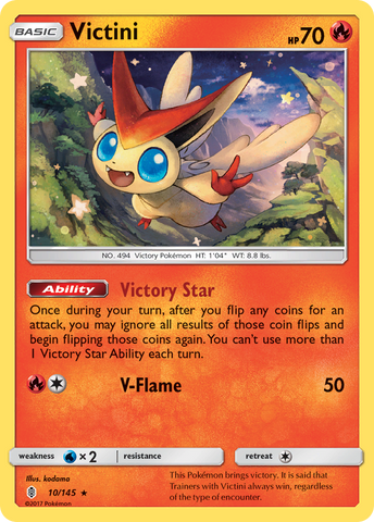 Victini (10/145) [Soleil et Lune : Gardiens Rising] 