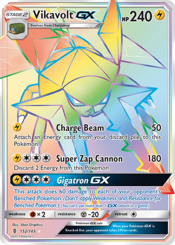 Vikavolt GX (152/145) [Soleil et Lune : Gardiens Rising] 