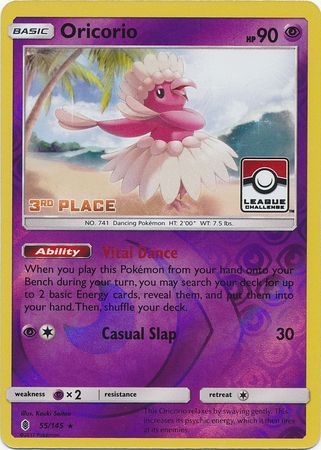 Oricorio (55/145) (Promo de la Ligue 3e place) [Soleil et Lune : Guardians Rising] 