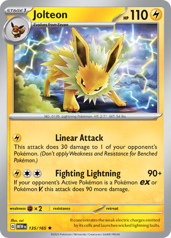 Jolteon (135/165) [Écarlate et Violet : 151] 