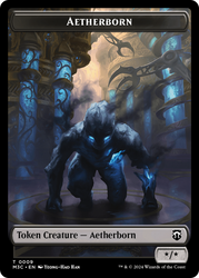 Aetherborn // Jeton double face Mécanoptère [Jetons de commandant Modern Horizons 3] 