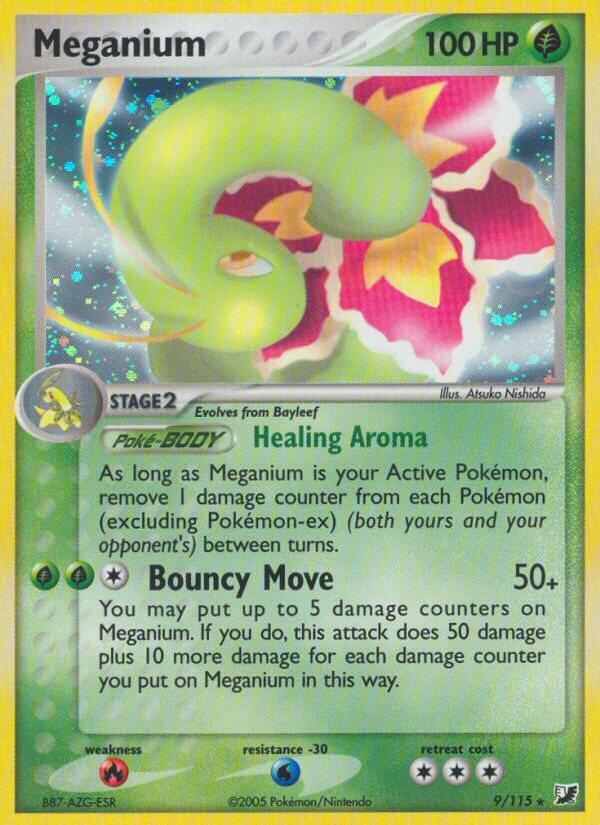 Meganium (9/115) (Exclusivité Deck à thème) [EX : Forces invisibles] 