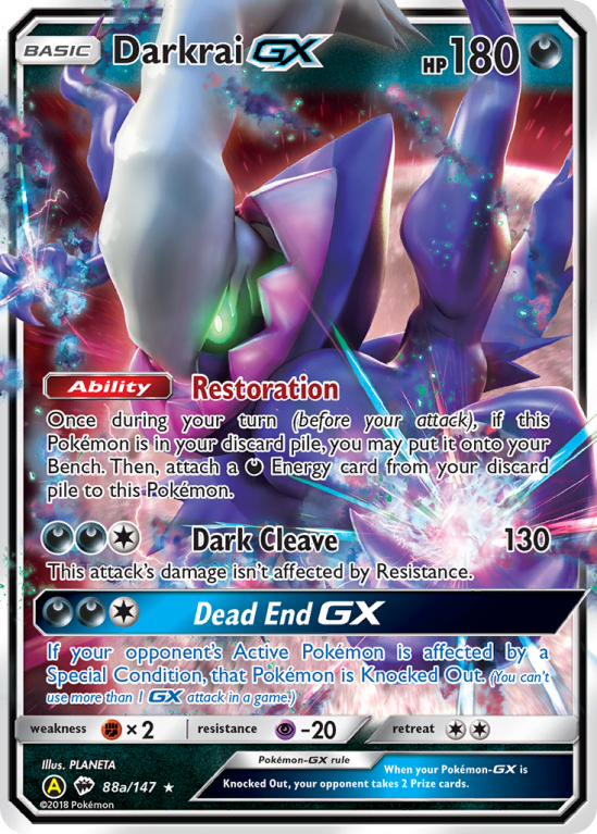 Darkrai GX (88a/147) [Promotions artistiques alternatives] 