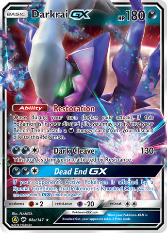 Darkrai GX (88a/147) [Promotions artistiques alternatives] 