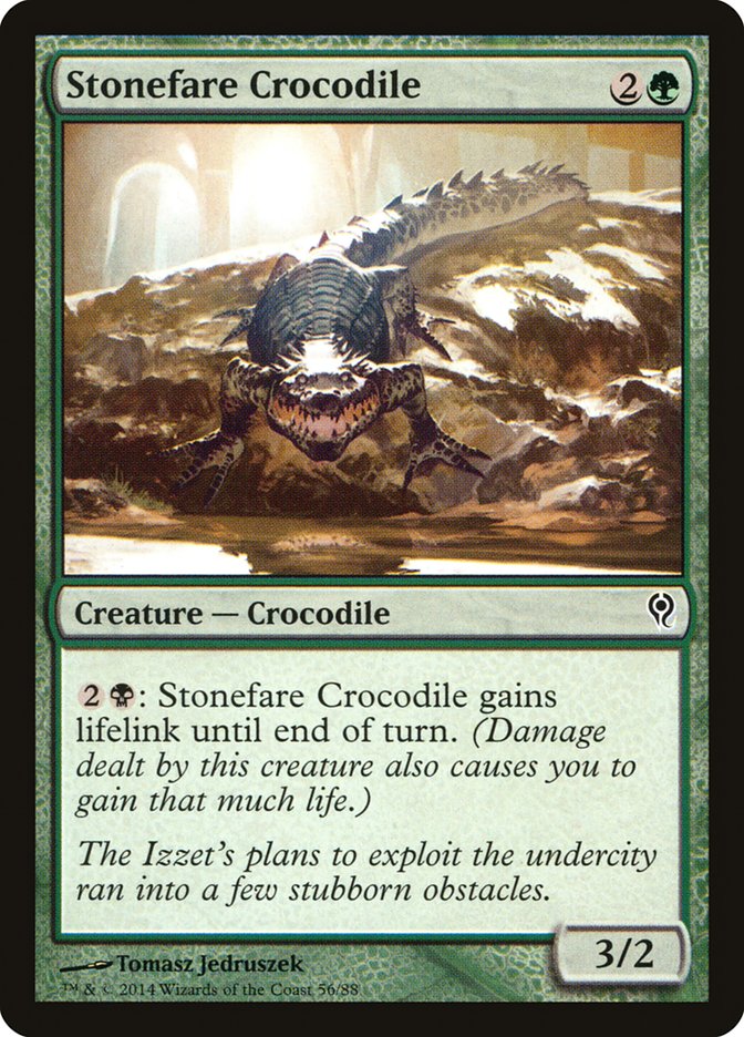 Stonefare Crocodile [Duel Decks : Jace contre Vraska] 