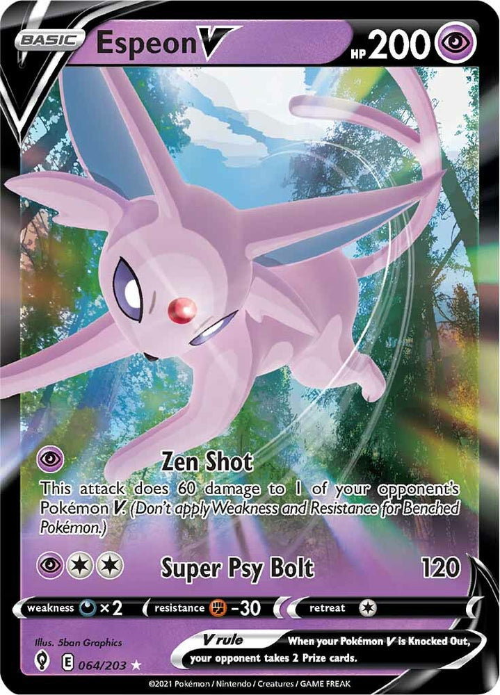 Espeon V (064/203) [Épée et bouclier : ciel en évolution] 