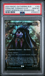 Zoraline, Cosmos Caller (Borderless) (Raised Foil) [Bloomburrow] #355 PSA 10 [97640311]