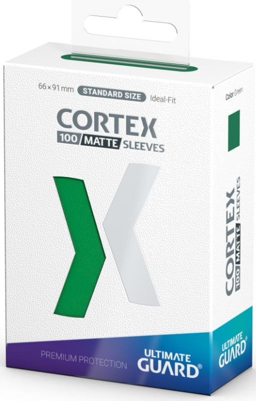 UG SLEEVES CORTEX STANDARD MATTE GREEN 100CT [UGD011159]