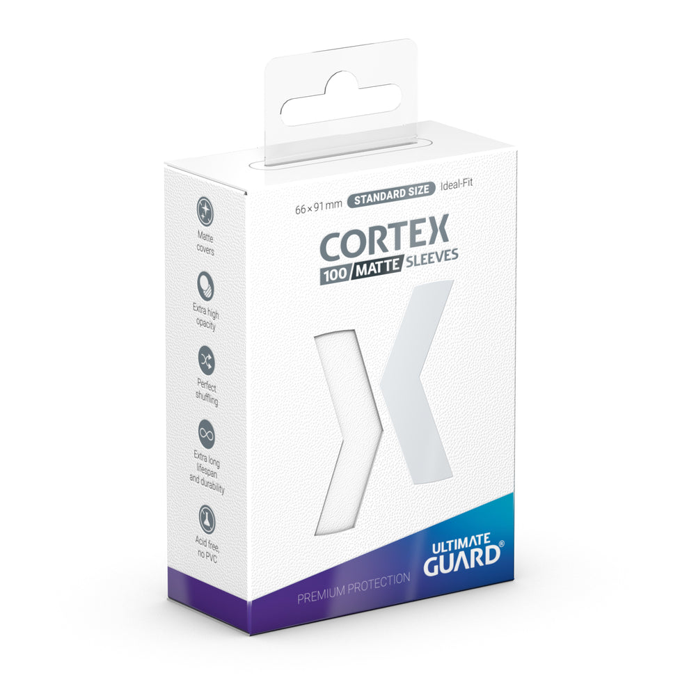 UG SLEEVES CORTEX STANDARD MATTE WHITE 100CT [UGD011156]