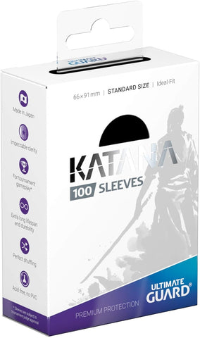 UG SLEEVES KATANA BLACK 100CT [UGD010112]