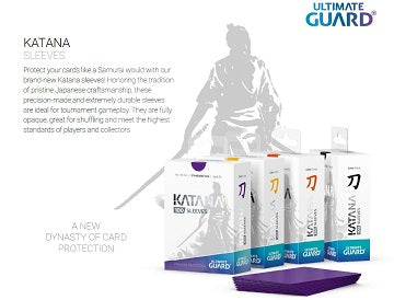 UG SLEEVES KATANA CLEAR 100CT [UGD010090]