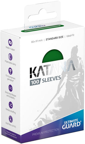 UG SLEEVES KATANA GREEN 100CT [UGD010110]