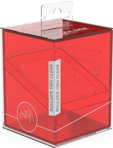 UG DECK CASE BOULDER 100+ CLEAR RUBY [UGD011516]