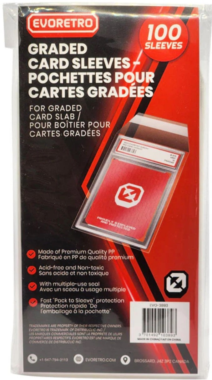 card sleeves canada ER GRADED CARD SLEEVES FOR PSA 100PK – Cartes Leo