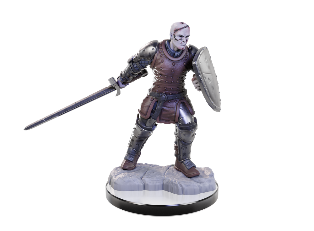 D&amp;D Minis non peints WV22 Reborn Paladin/Warlock [90673]