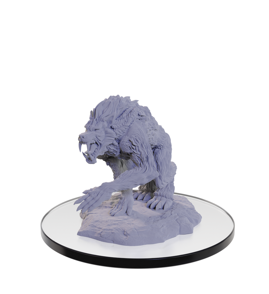 D&amp;D Minis non peints WV22 Loup Garou (72) [90674]