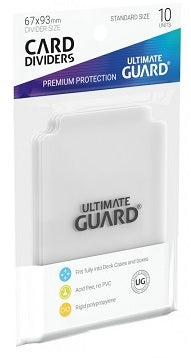 DIVISEURS DE CARTES UG TRANSPARENTS 10CT [UGD010089]