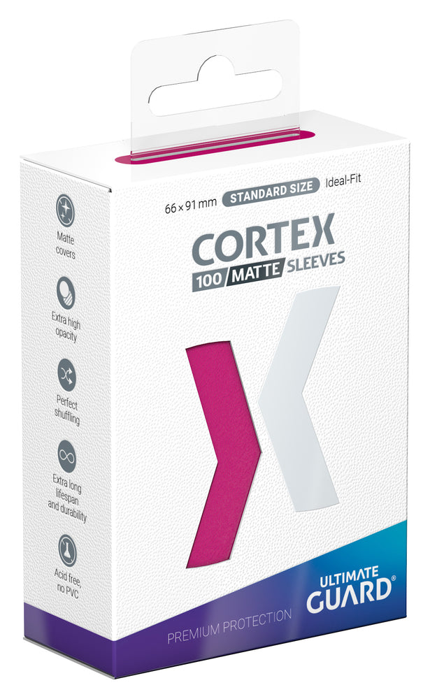 UG SLEEVES CORTEX STANDARD MATTE PINK 100CT [UGD011162]