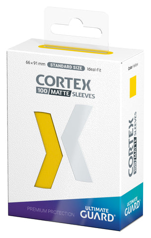 UG SLEEVES CORTEX STANDARD MATTE YELLOW 100CT [UGD011163]