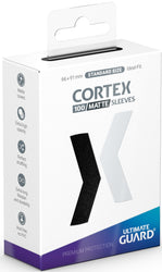 UG SLEEVES CORTEX STANDARD MATTE BLACK 100CT [UGD011155]