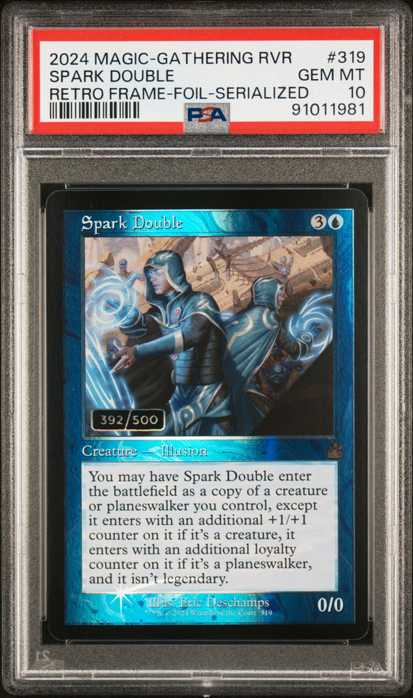 Spark Double (Retro) (Serialized) [Ravnica Remastered] (392/500) PSA 10 [91011981]