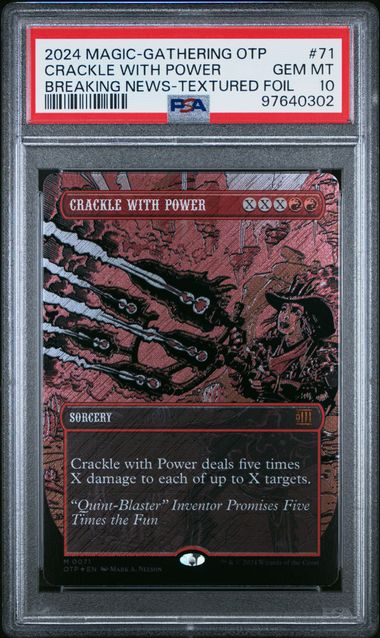 Crackle with Power (Textured Foil) [Breaking News] PSA 10 [97640302]