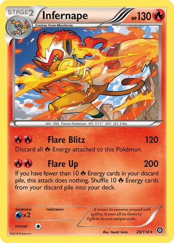 Infernape (20/114) [XY : Siège à vapeur] 