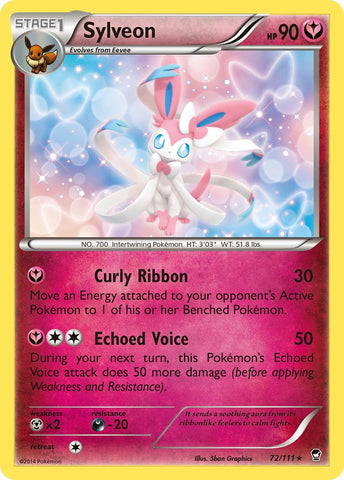 Sylveon (72/111) (Thème Deck exclusif) [XY : Furious Fists] 