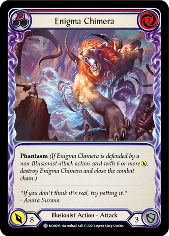 Enigma Chimera (Rouge) [MON098-RF] (Monarch) 1ère édition Rainbow Foil 