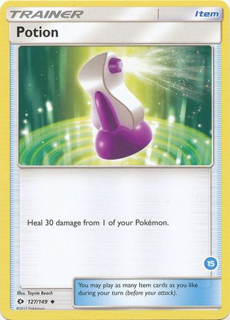 Potion (127/149) (Deck exclusif #15) [Soleil et Lune : Kit d'entraînement - Alolan Ninetales] 