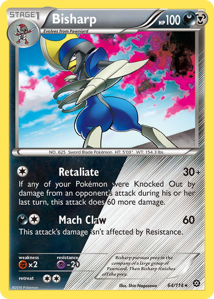 Bisharp (64/114) [XY : Siège à vapeur] 