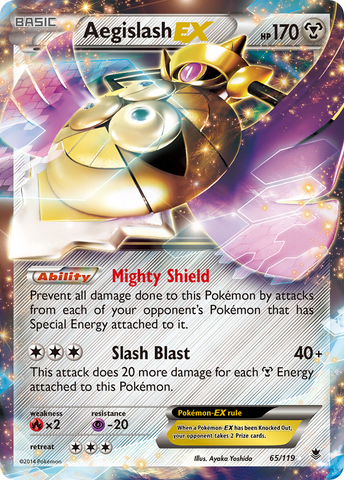 Aegislash EX (65/119) [XY : Forces fantômes] 