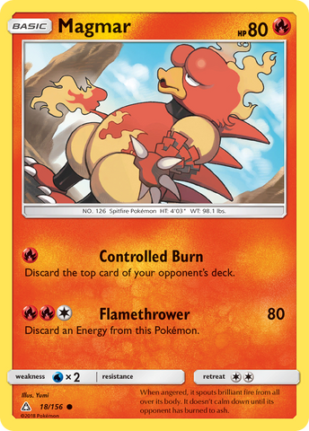 Magmar (18/156) [Soleil et Lune : Ultra Prisme] 