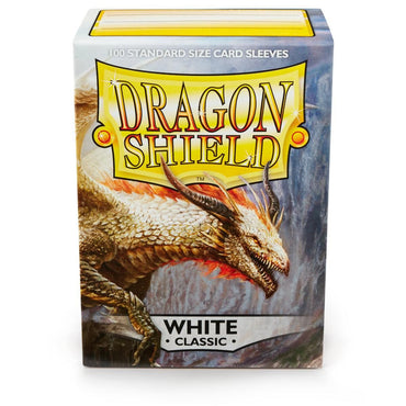 Dragon Shield : Pochettes standard 100ct - Blanc (Classique) 