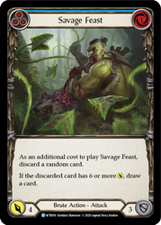 Savage Feast (Bleu) [U-WTR016] (Bienvenue chez Rathe Unlimited) Rainbow Foil illimité 