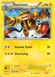 Electivire (25/30) [XY : Kit d'entraînement 3 - Pikachu Libre] 