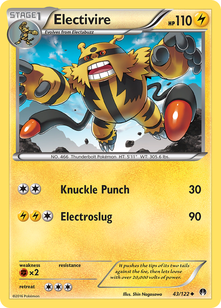 Electivire (43/122) [XY : BREAKpoint] 