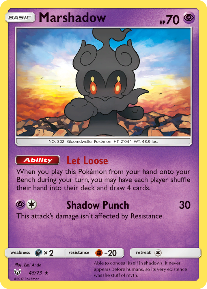 Marshadow (45/73) [Soleil et Lune : Légendes brillantes] 