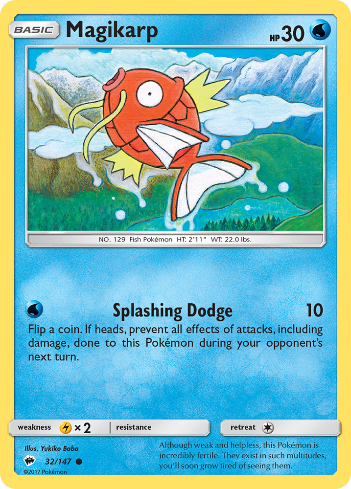 Magikarpe (32/147) [Soleil et Lune : Ombres brûlantes]