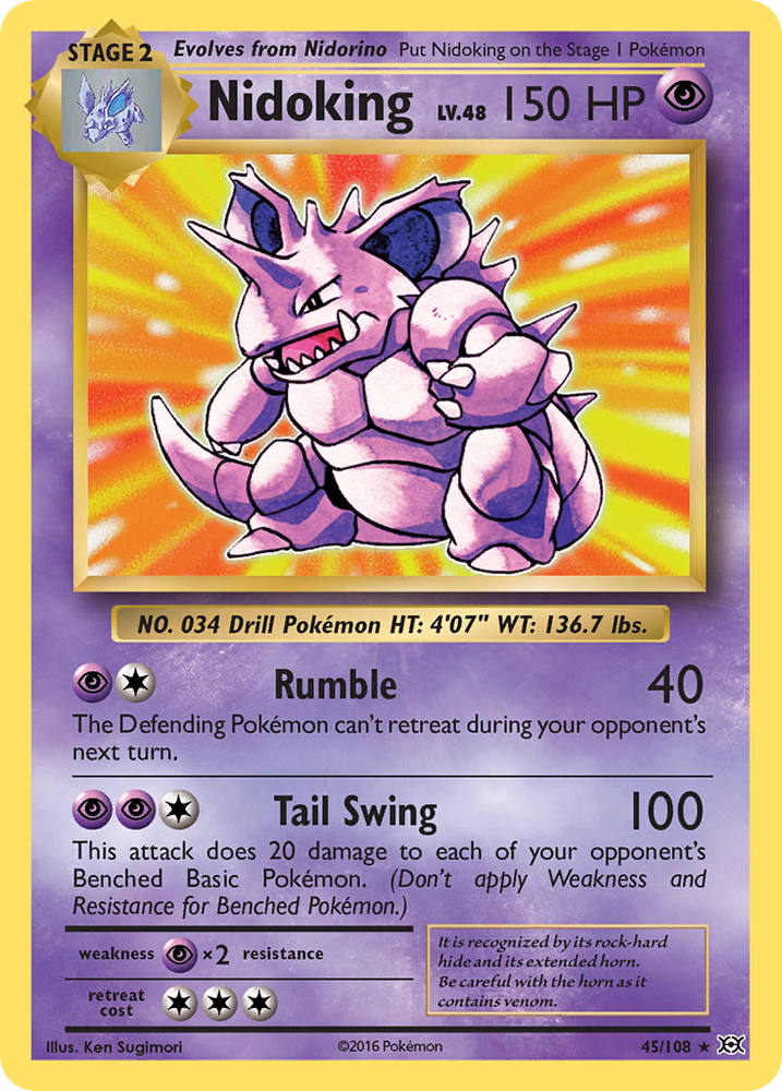 Nidoking (45/108) [XY : Évolutions] 