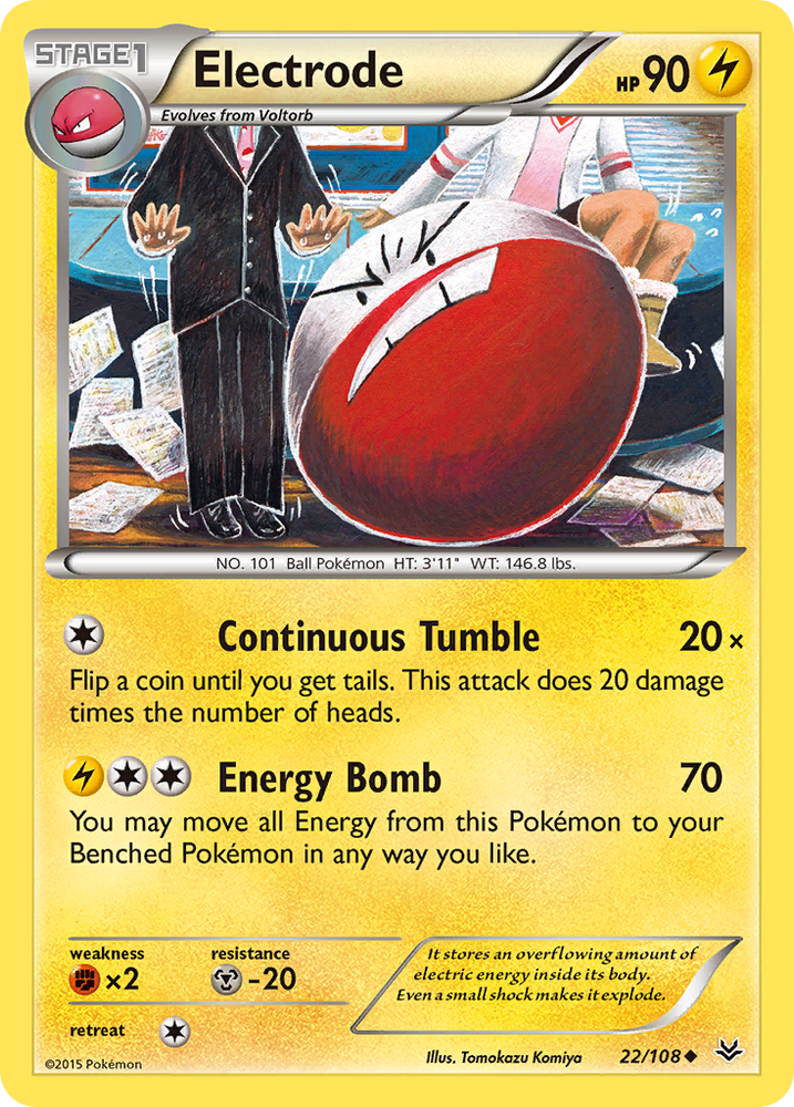 Électrode (22/108) [XY : Ciel rugissant] 