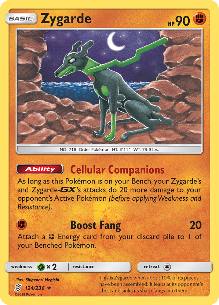 Zygarde (124/236) [Soleil et Lune : Esprits unifiés] 