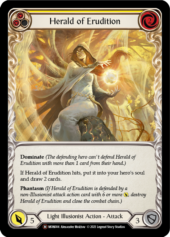 Herald of Erudition [U-MON004-RF] (Monarch Unlimited) Feuille arc-en-ciel illimitée 