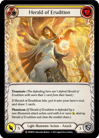 Herald of Erudition [U-MON004-RF] (Monarch Unlimited) Feuille arc-en-ciel illimitée 