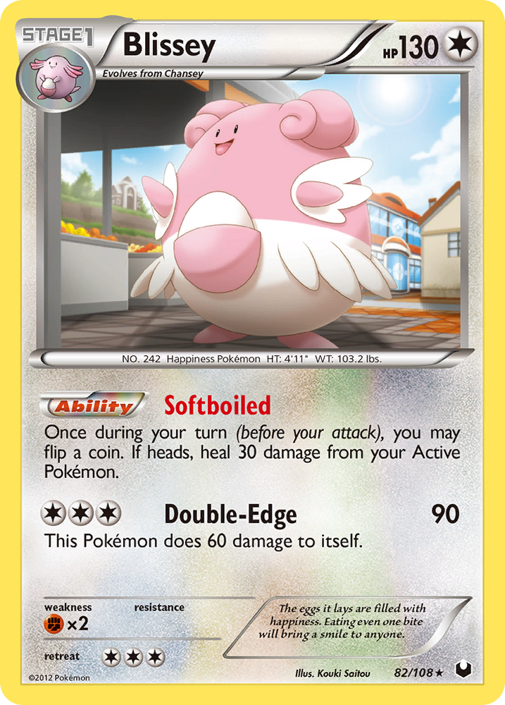 Blissey (82/108) [Noir et blanc : explorateurs sombres] 