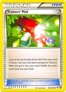 Courrier des formateurs (92a/108) (Promotion artistique alternative) [XY : Roaring Skies] 