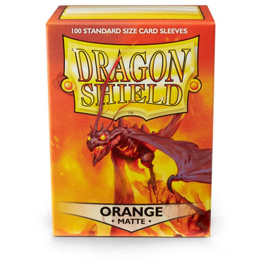 Dragon Shield : Pochettes standard 100 ct – Orange (mat) 