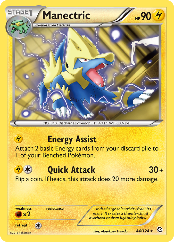 Manectric (44/124) [Noir et Blanc : Dragons Exaltés] 