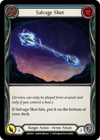 Salvage Shot (Blue) [ARC068-C] (Arcane Rising)  1st Edition Normal